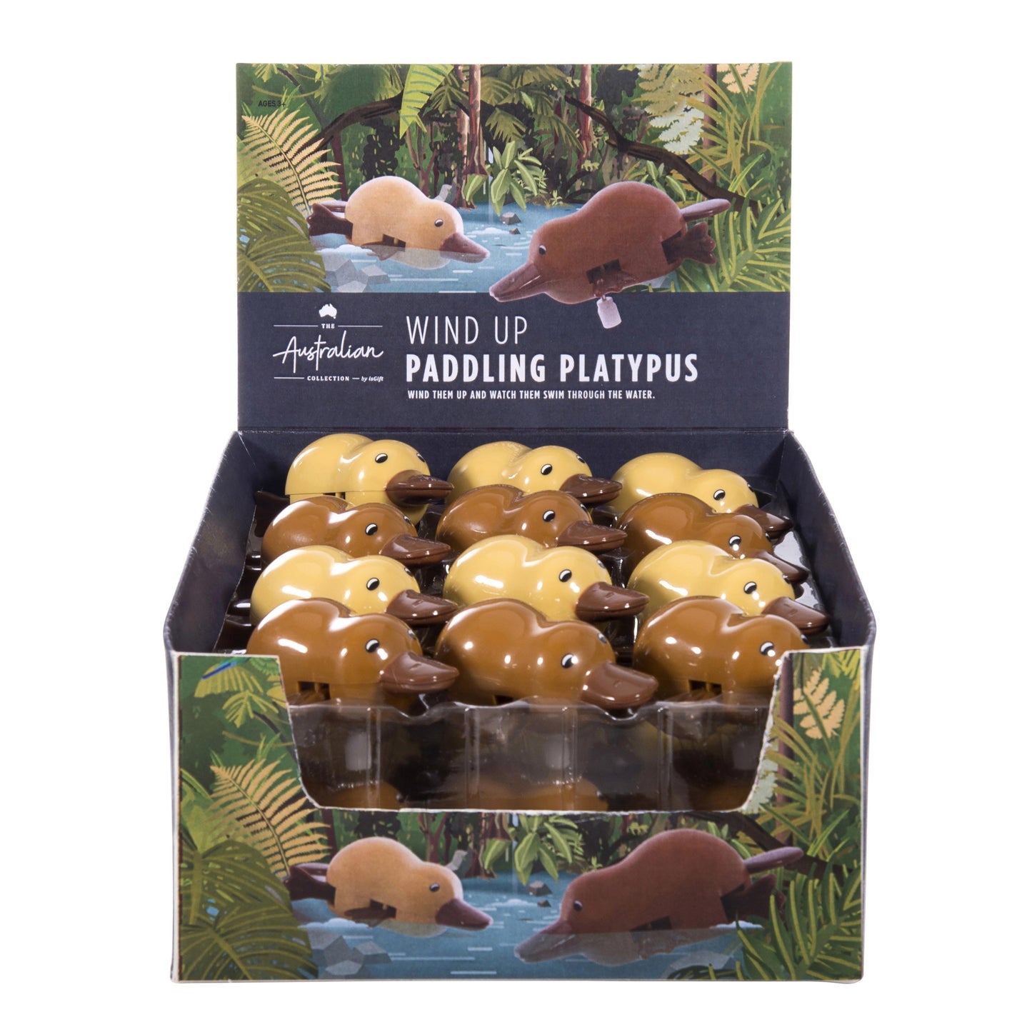 THE AUSTRALIAN COLLECTION Wind Up Paddling Platypus