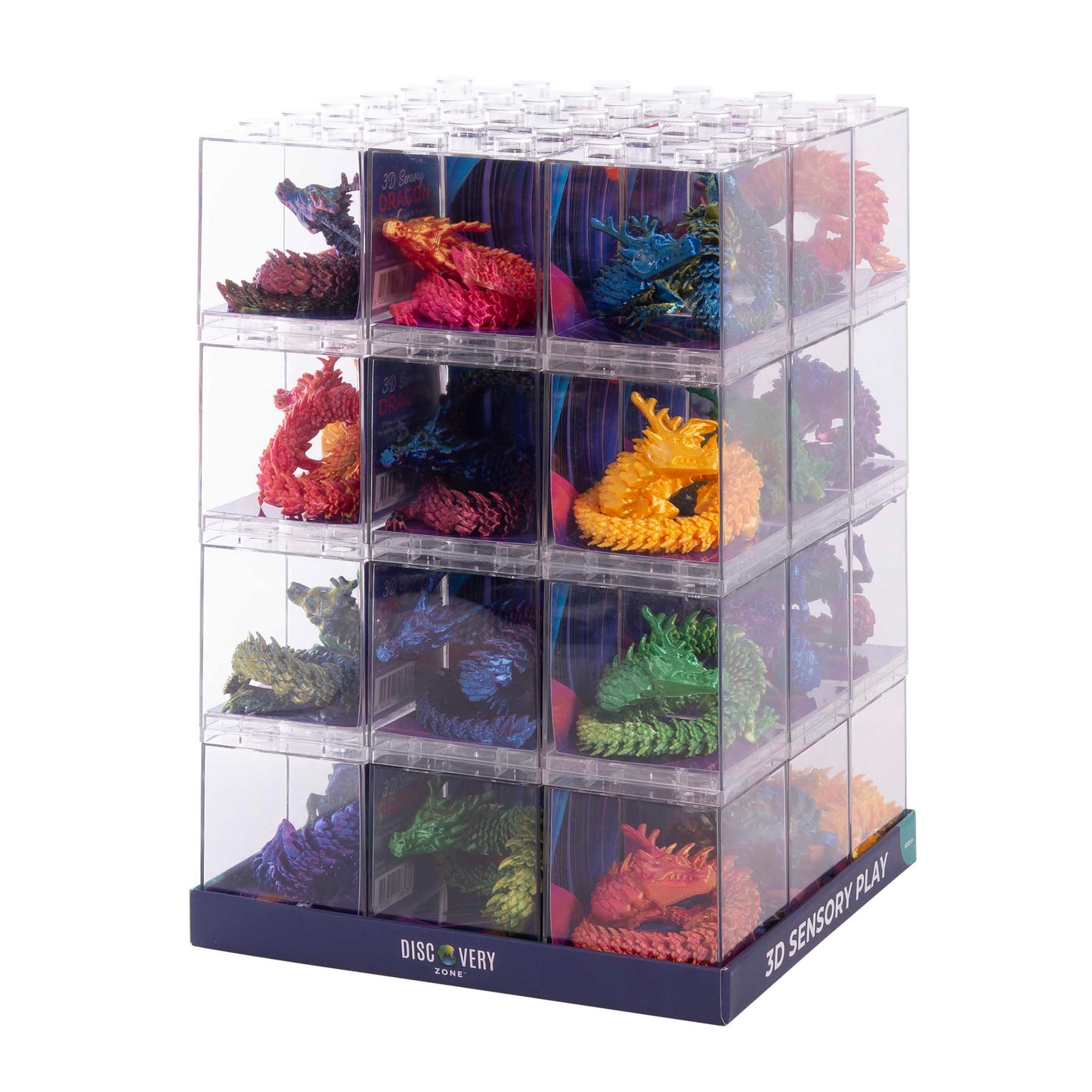Discovery Zone 3D Sensory Dragon (One Item, Random Colour)