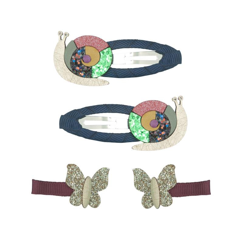 Mimi & Lula Suzie Snail Clips AUTUMN FOREST