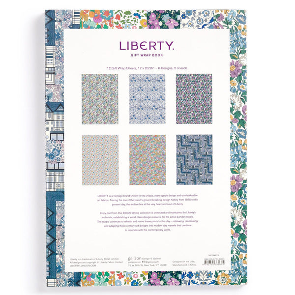 GALISON Liberty Gift Wrap Book
