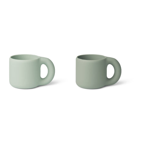 LIEWOOD Kylie cup 2-pack Dusty mint / Faune green