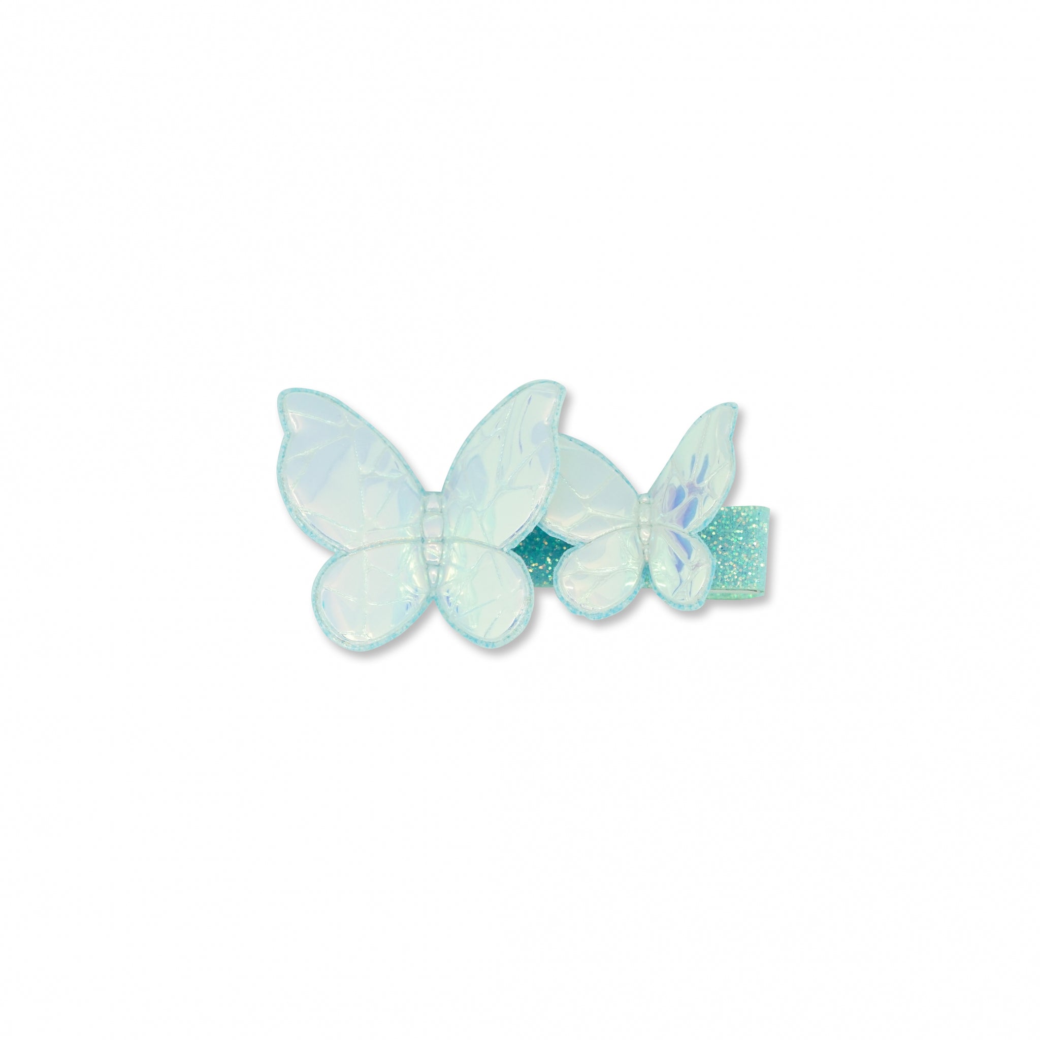 MILK X SODA TWIN BUTTERFLIES HAIR CLIP SHINY MINT