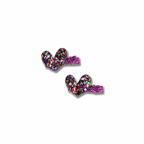 MILK X SODA SPARKLE MINI HEART HAIR CLIP ASSORTED