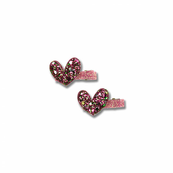 MILK X SODA SPARKLE MINI HEART HAIR CLIP ASSORTED