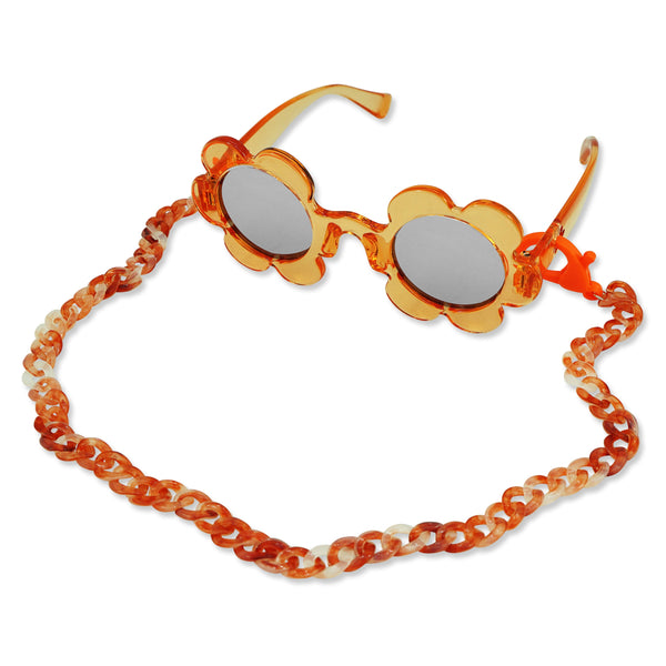 MILK X SODA FLOWER CANDY SUNGLASSES ORANGE