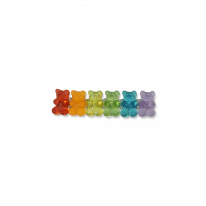 MILK X SODA GUMMY BEAR FAMILY HAIR CLIP RAINBOW