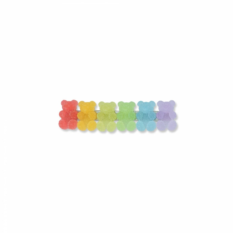 MILK X SODA SUGA BEAR FAMILY HAIR CLIP RAINBOW