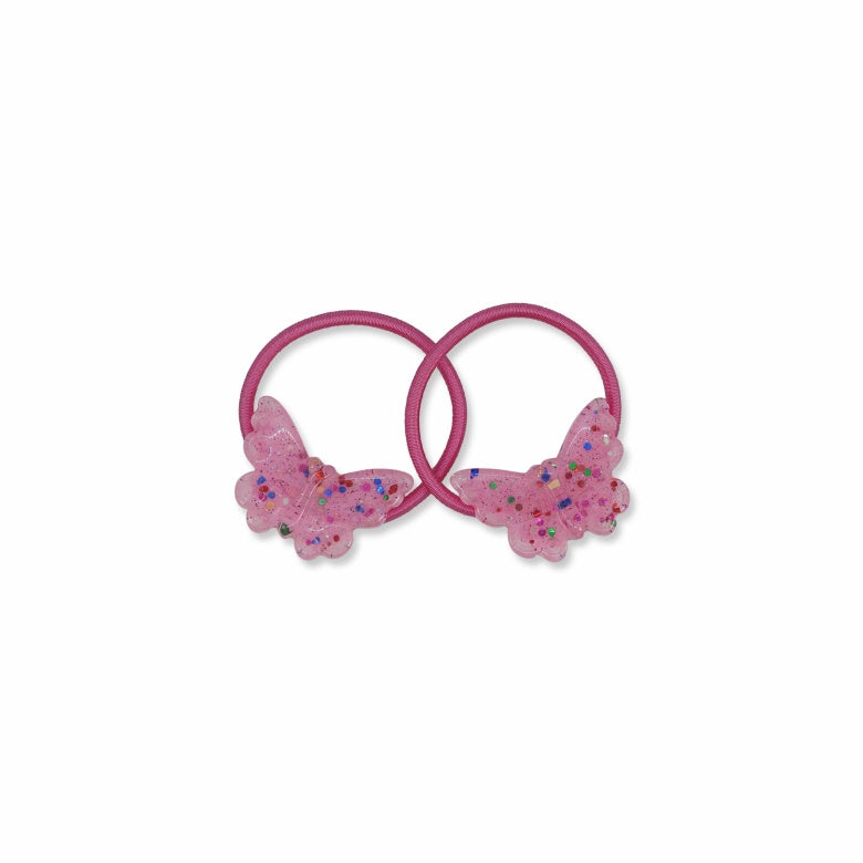 MILK X SODA BUTTERFLY HAIR TIE PINK