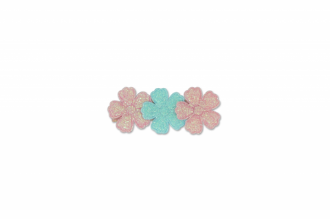 MILK X SODA TRIPLE FLOWER HAIR CLIP ASSORTED