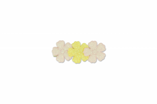 MILK X SODA TRIPLE FLOWER HAIR CLIP ASSORTED