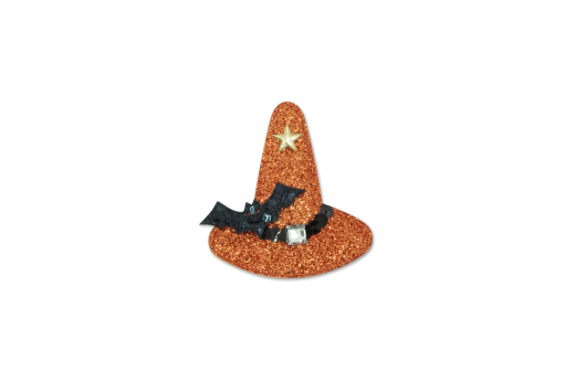 MILK X SODA WITCH HAT HAIR CLIP ORANGE