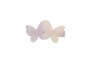 MILK X SODA ORGANZA BUTTERFLY HAIR CLIP PURPLE