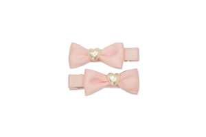 MILK X SODA SATIN BOW HAIR CLIP PINK