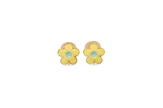 MILK X SODA SUNNY DAISY EARRINGS yellow