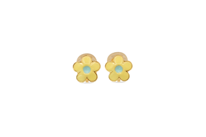 MILK X SODA SUNNY DAISY EARRINGS yellow