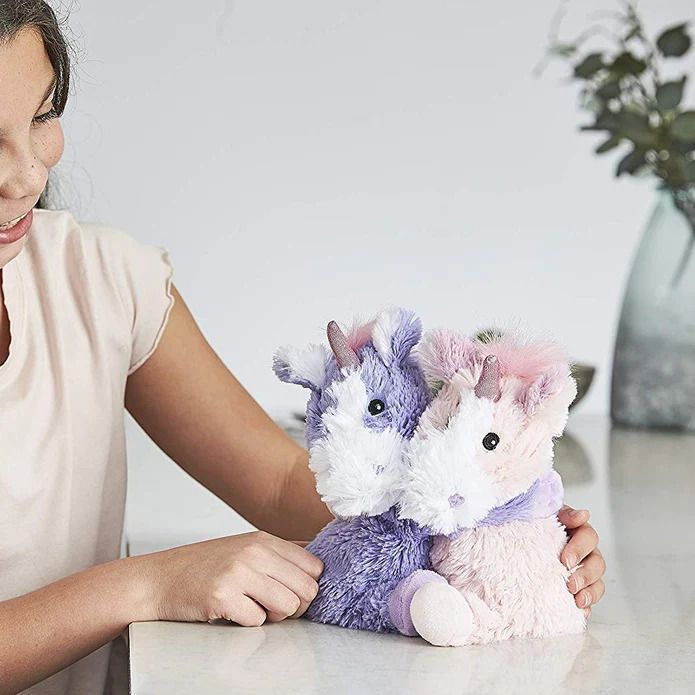 Warmies Marshmallow Unicorns Fully Heatable Soft Toy scented with French Lavender