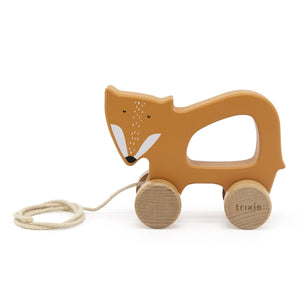 TRIXIE Wooden pull along toy - Mr. Fox