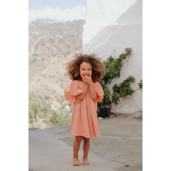 LOUISE MISHA Dress Almas Coral BABY AND KIDS