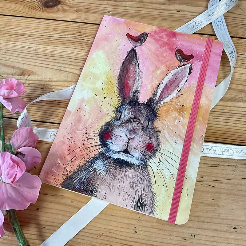 ALEX CLARK Hannah The Hare Large Chunky Notebook