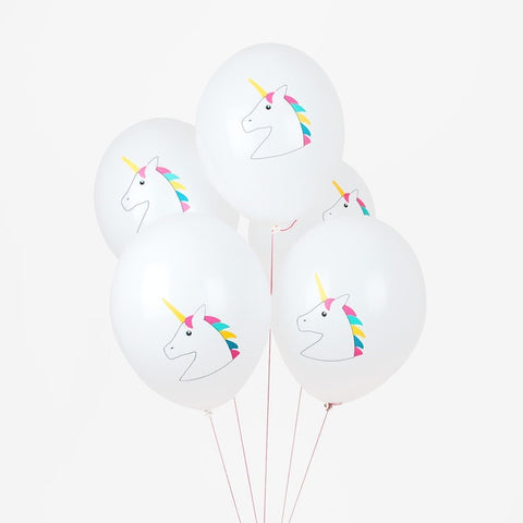 My Little Day tattooed balloons - unicorn