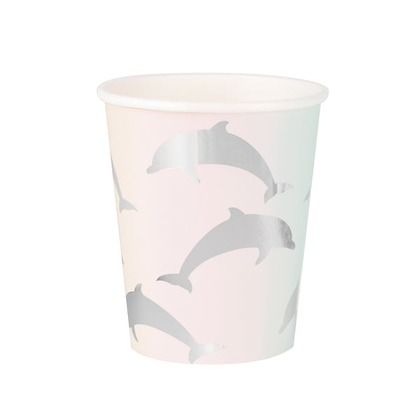 My Little Day 8 paper cups - dolphins