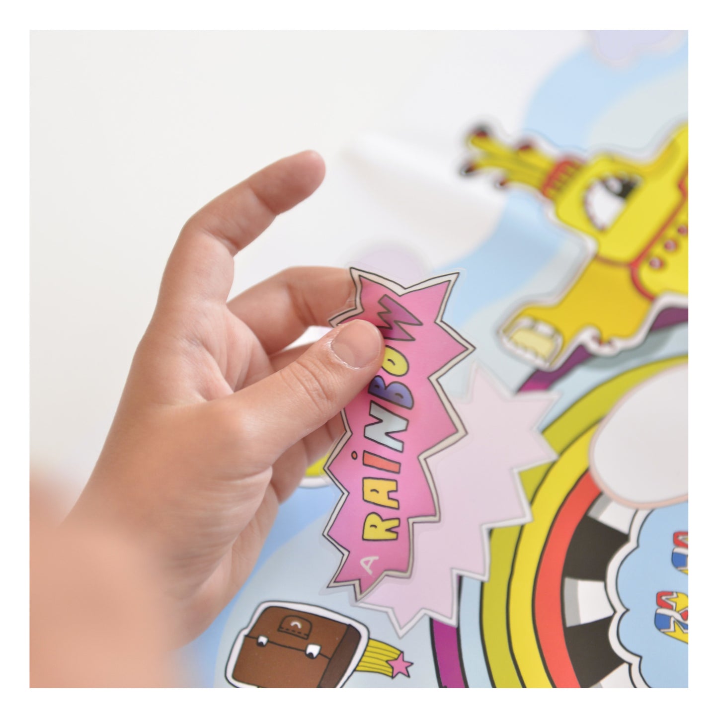 Poppik Discovery 100% English Sticker Poster