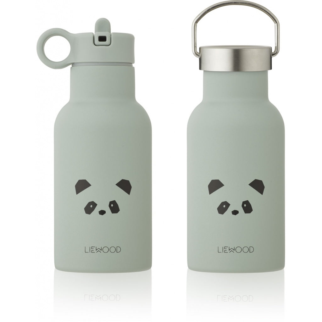 LIEWOOD ANKER WATER BOTTLE 350 ML Panda dusty mint