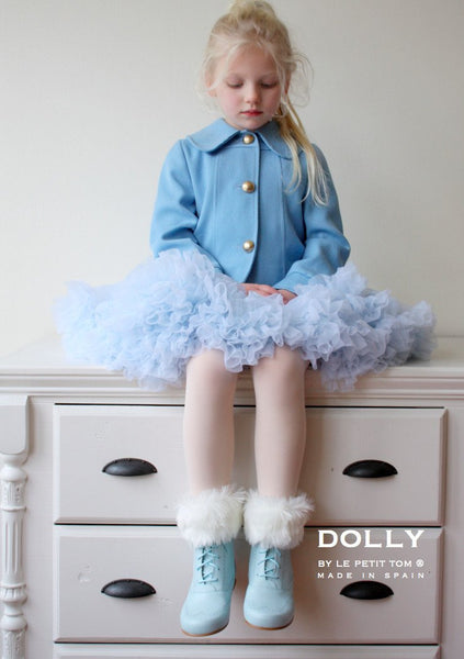 DOLLY BY LE PETIT TOM ® ALICE IN WONDERLAND PETTISKIRT LIGHT BLUE