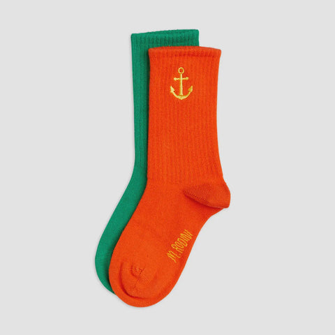 MINI RODINI ANCHOR SOCKS Port and starboard 1-pack socks