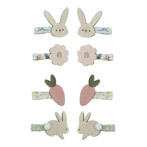 Mimi & Lula Bunny and flower mini clips