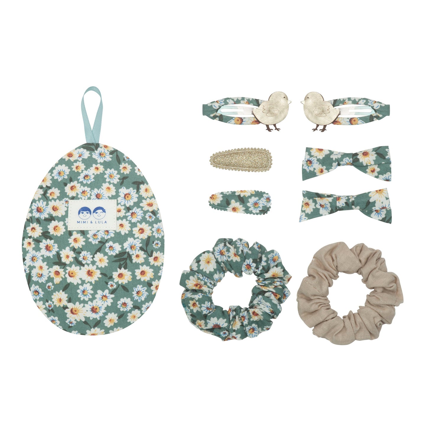 Mimi & Lula Green easter egg hair accessories