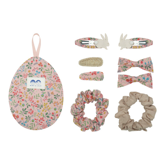 Mimi & Lula Pink easter egg hair accessories