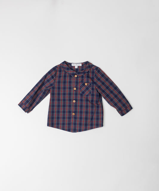 Fina Ejerique PLAID SHIRT WITH POCKET O20B1737