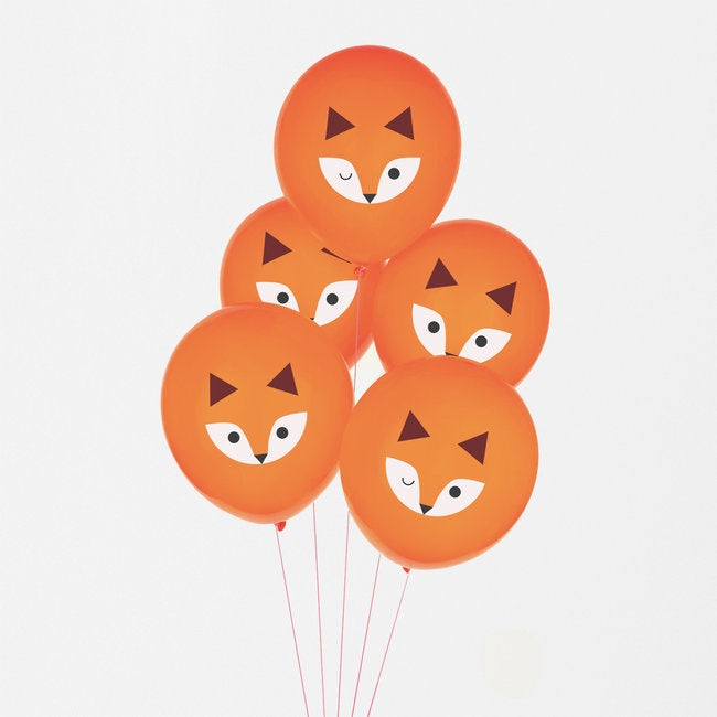 My Little Day tattooed balloons - mini fox