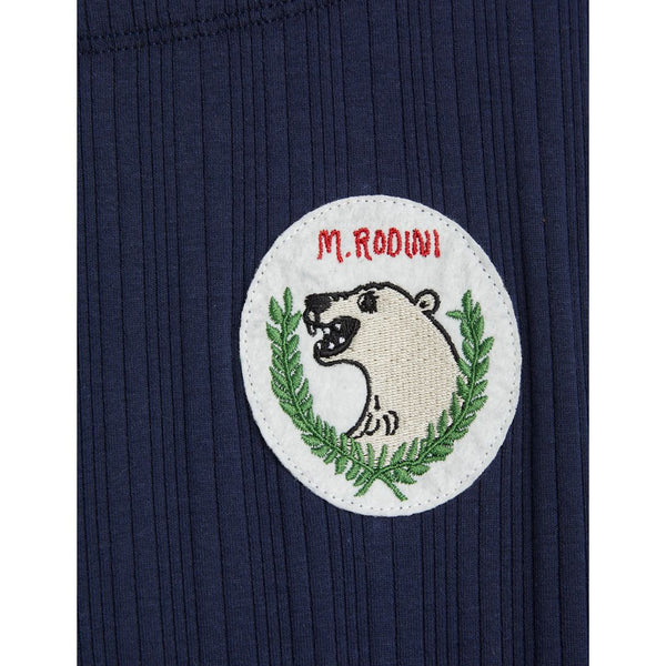 Mini Rodini Polar bear patch leggings