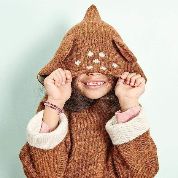 OEUF NYC Bambi Hoodie-Hazelnut/Bambi