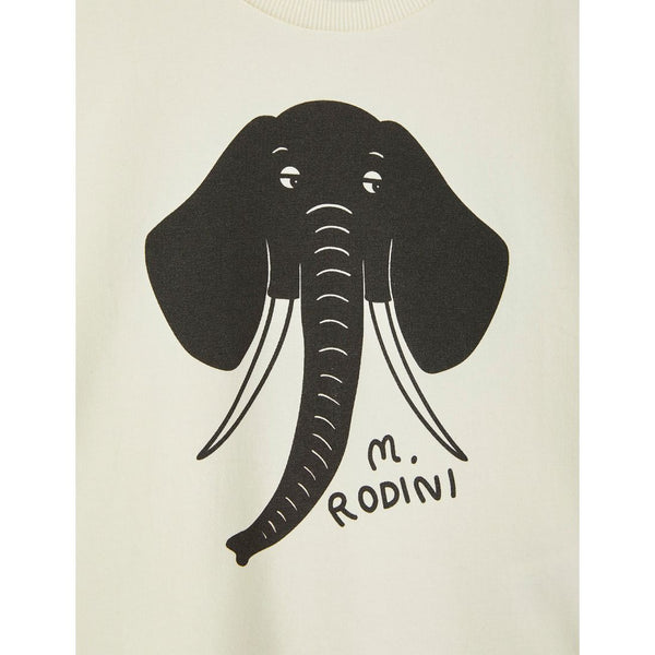 MINI RODINI ELEPHANT SP T-SHIRT OFFWHITE