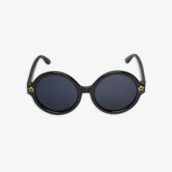 MINI RODINI ROUND SUNGLASSES BLACK