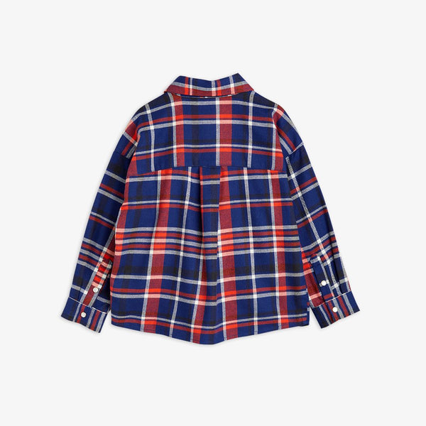 MINI RODINI CHECK WOVEN FLANNEL SHIRT