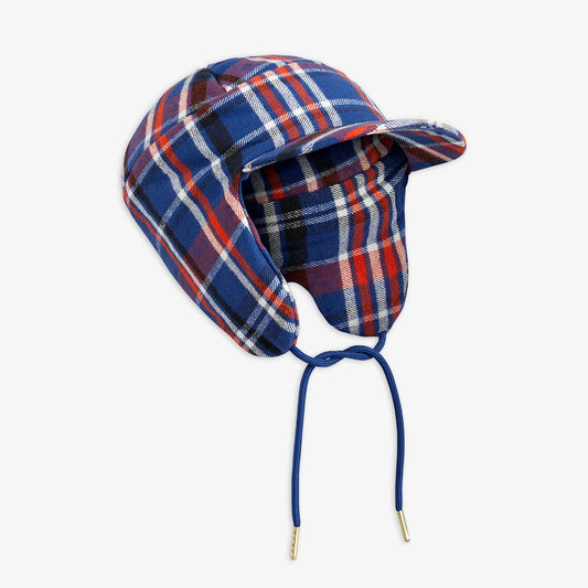 MINI RODINI FLANNEL PADDED CAP