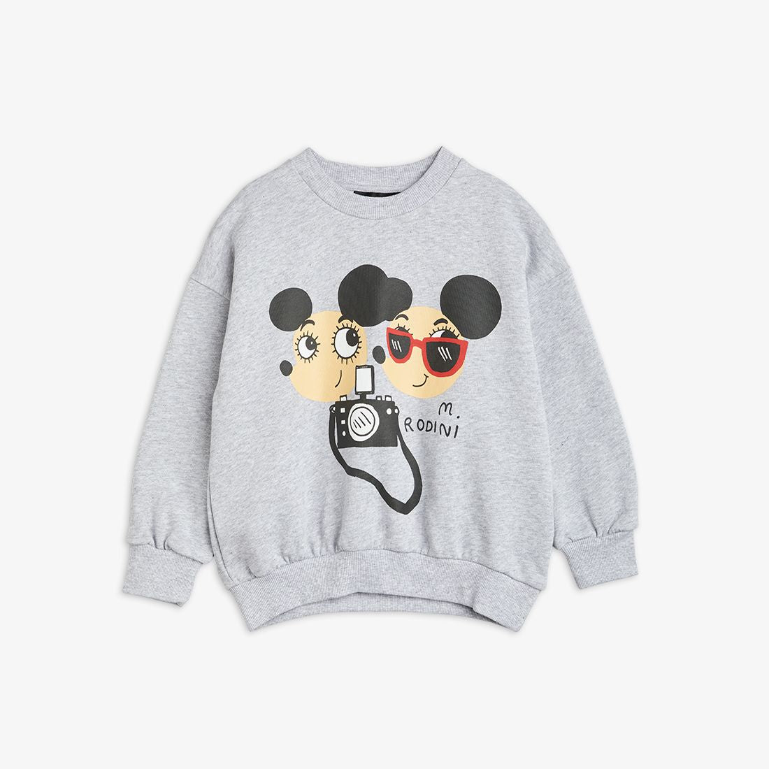 MINI RODINI RITZRATZ SWEATSHIRT LIGHT GREY