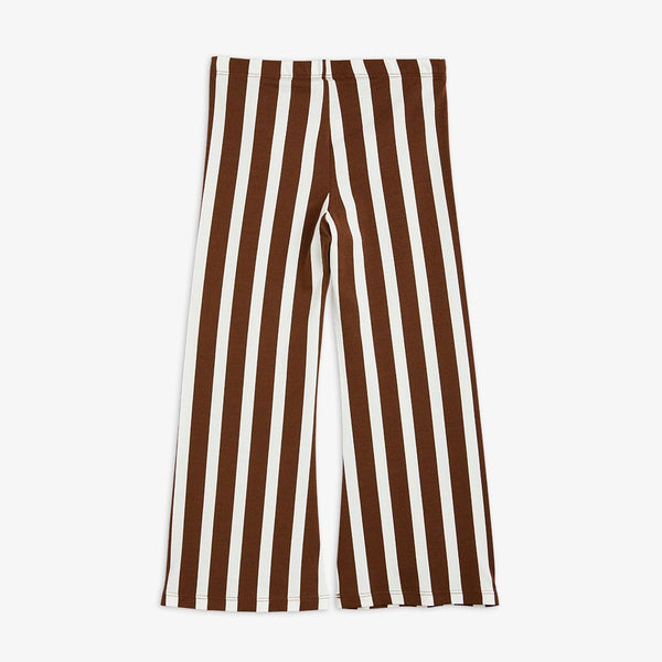 MINI RODINI RITZRATZ STRIPE FLARED TROUSERS