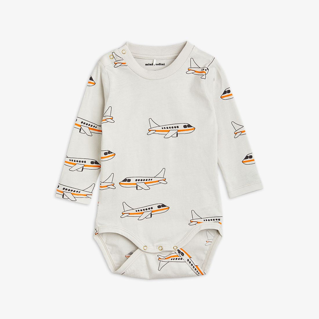 MINI RODINI AIRPLANE LONG SLEEVE BODYSUIT