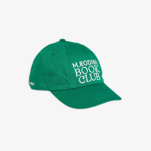 MINI RODINI BOOK CLUB EMBROIDERED CAP GREEN