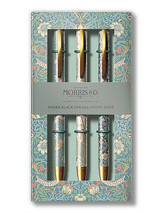 William Morris Three Pen Set