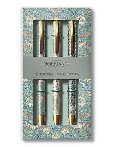 William Morris Three Pen Set