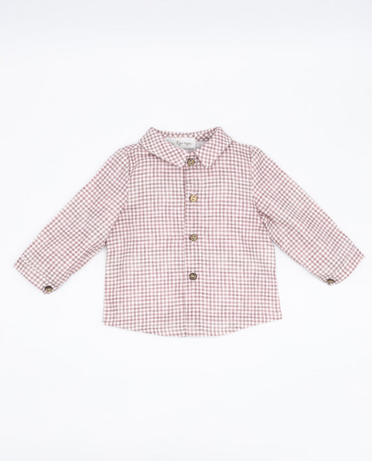 Fina Ejerique VIELLA VICHY PINK SHIRT O21B01