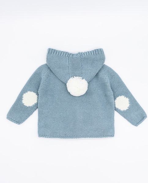 Fina Ejerique KNITTED CARDIGAN O21C89 BLUE