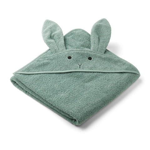 LIEWOOD Augusta Hooded Junior Towel - Rabbit peppermint