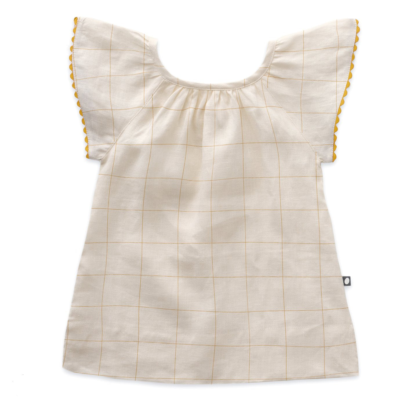 OEUF NYC Ric Rac Dress Gardenia